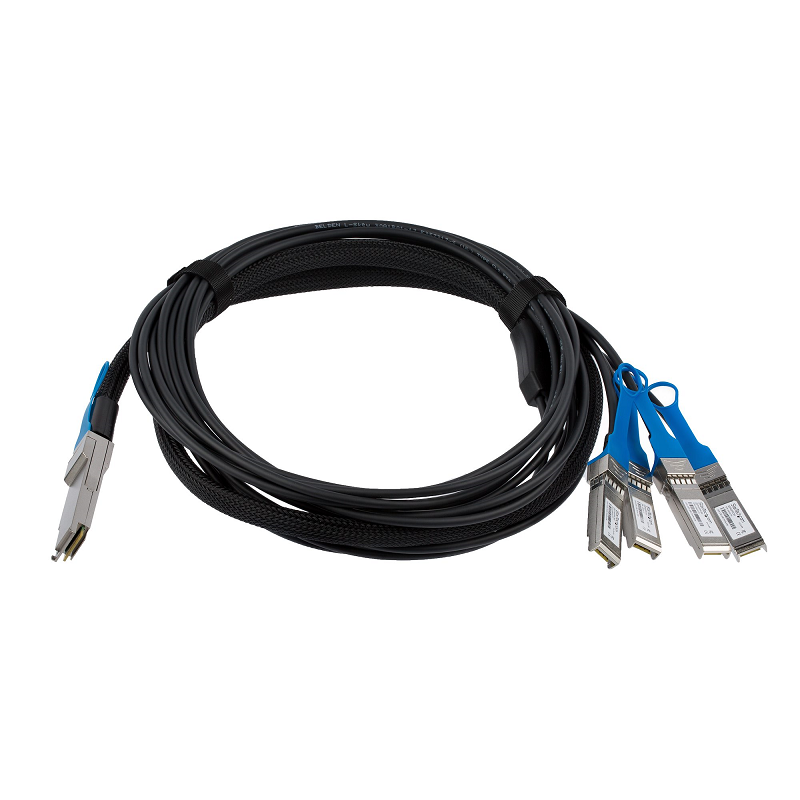 StarTech QSFP4SFPPC3M 40GbE QSFP+ to 4x SFP+ DAC 40 Gbps Low Power Passive Transceiver 3m